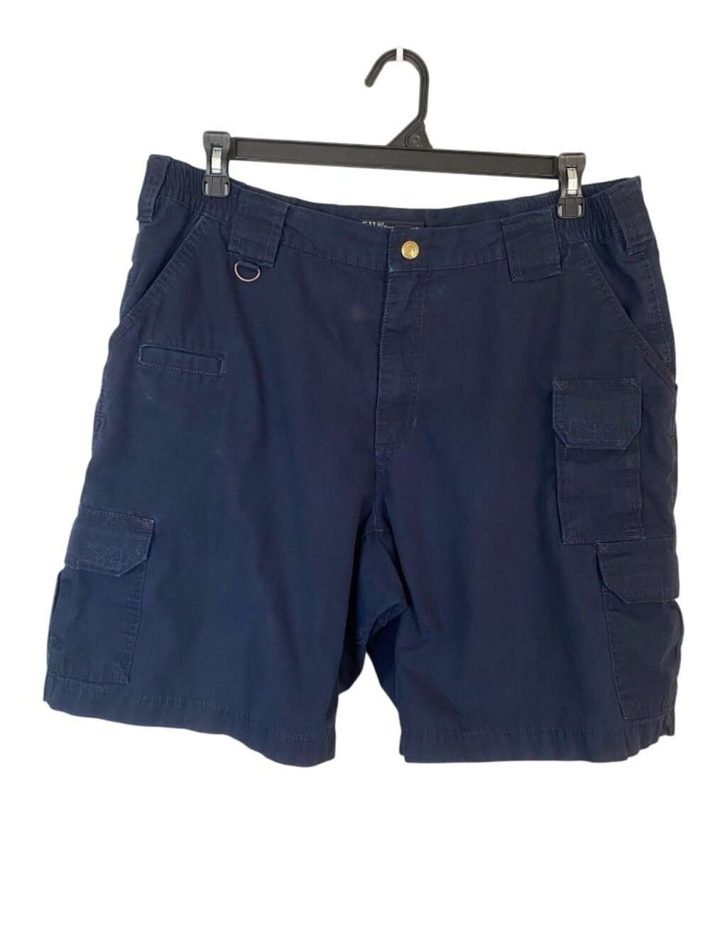 5.11 Tactical Cargo Utility Shorts mens 38 Ripstop Pockets D ring 9.5" Inseam